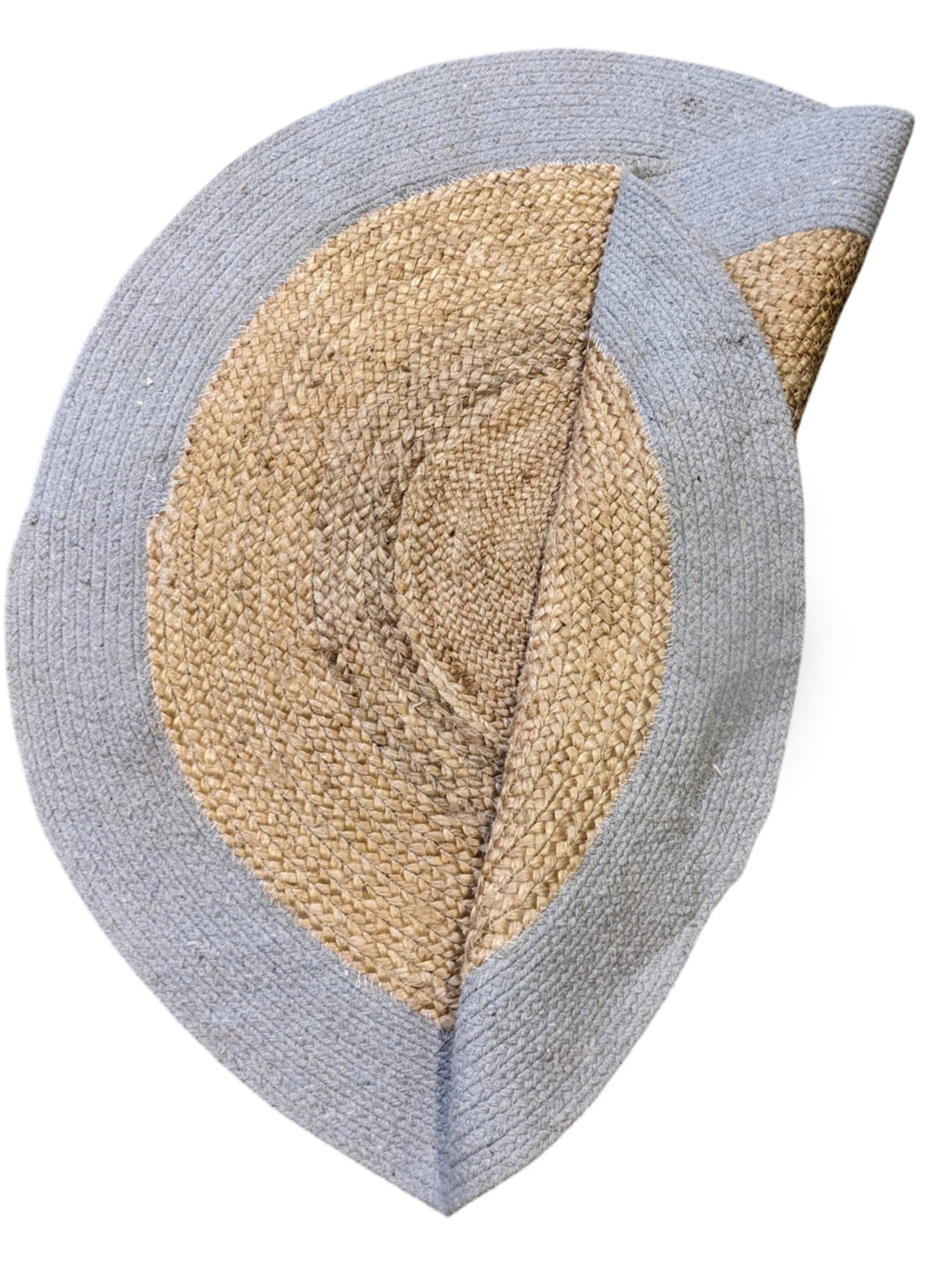 Braided Natural Round Jute Rug - Size: 2.9 x 2.9