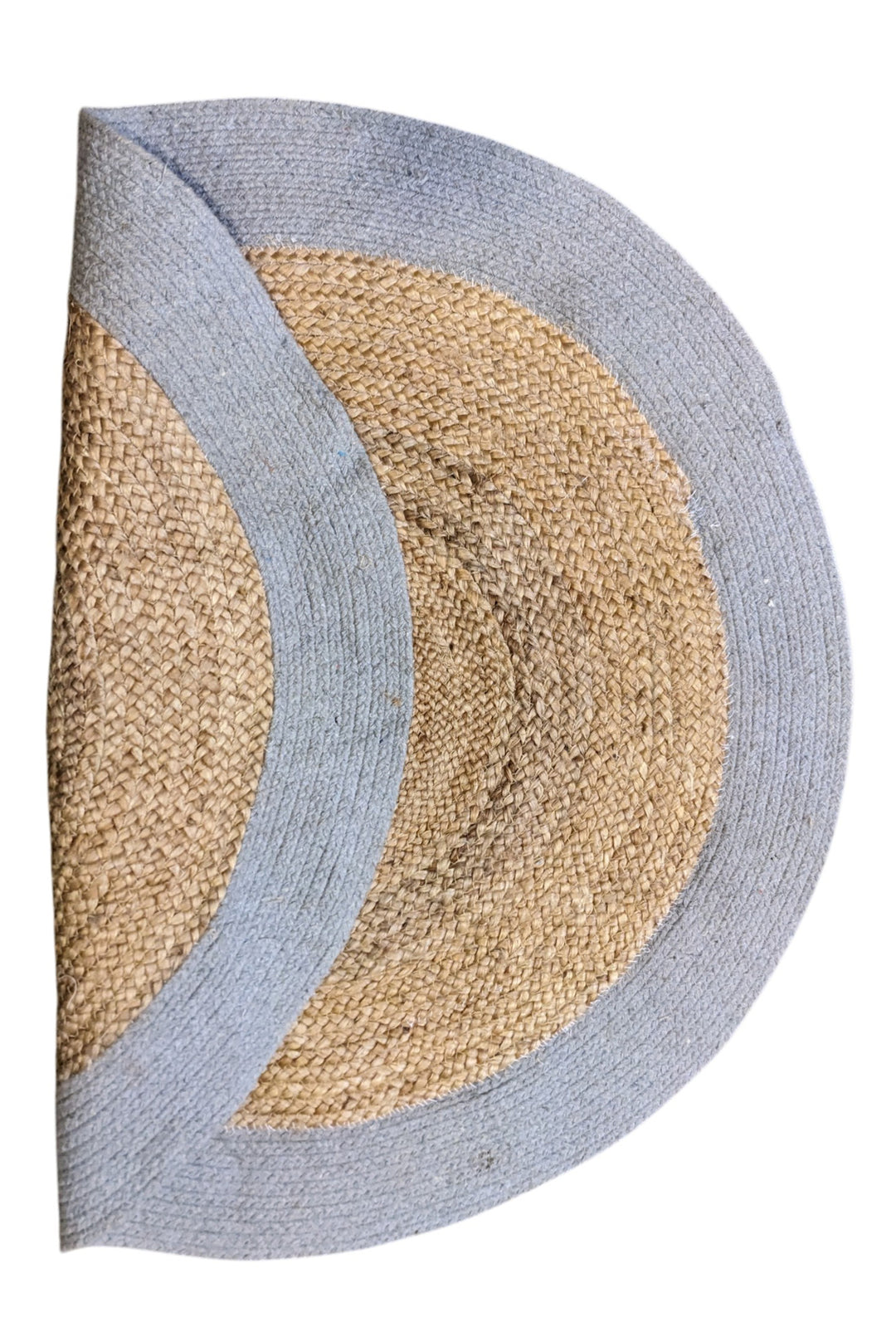 Braided Natural Round Jute Rug - Size: 2.9 x 2.9