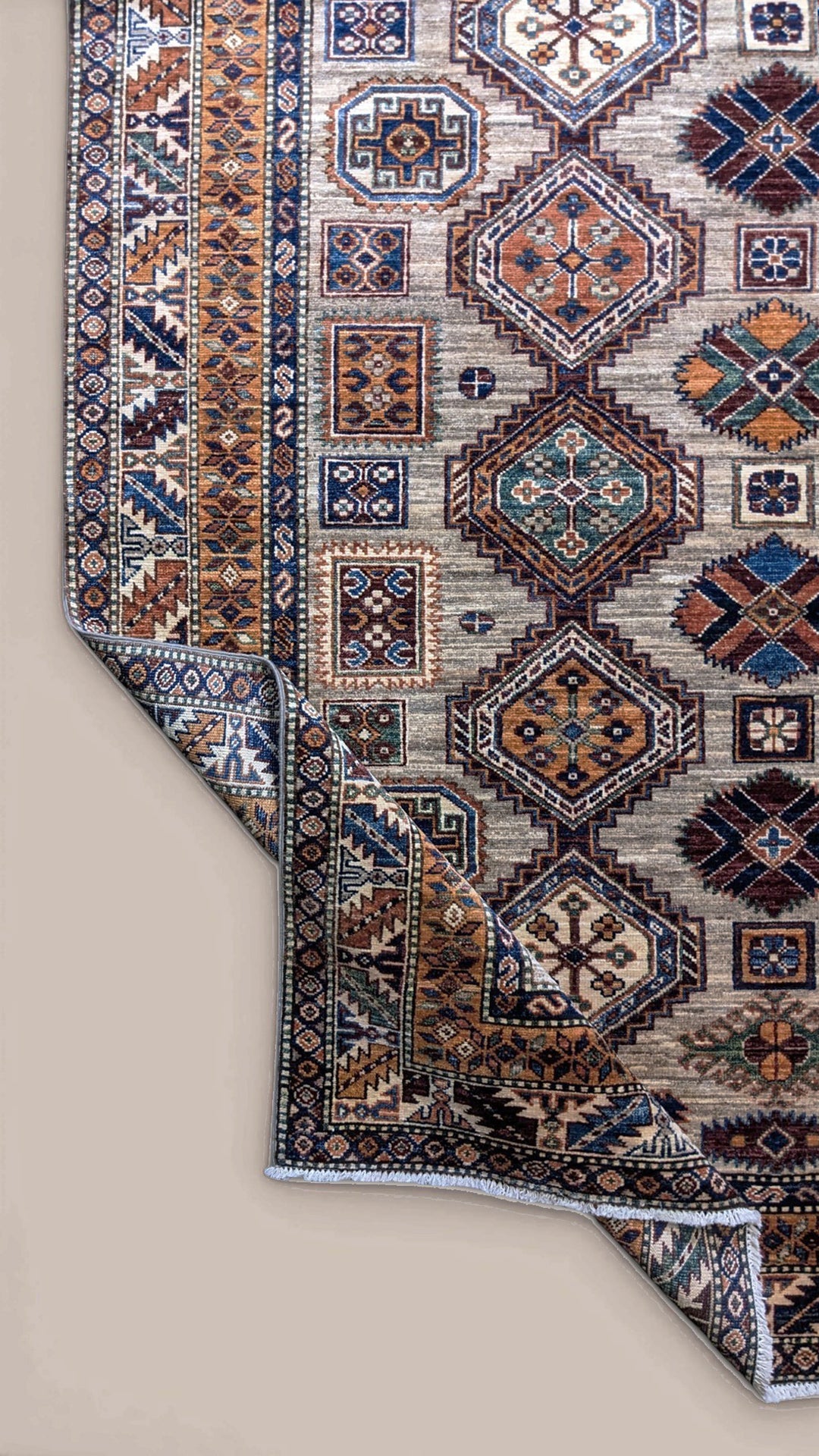 Super Kazak Rug - Size: 10.5 x 6.9