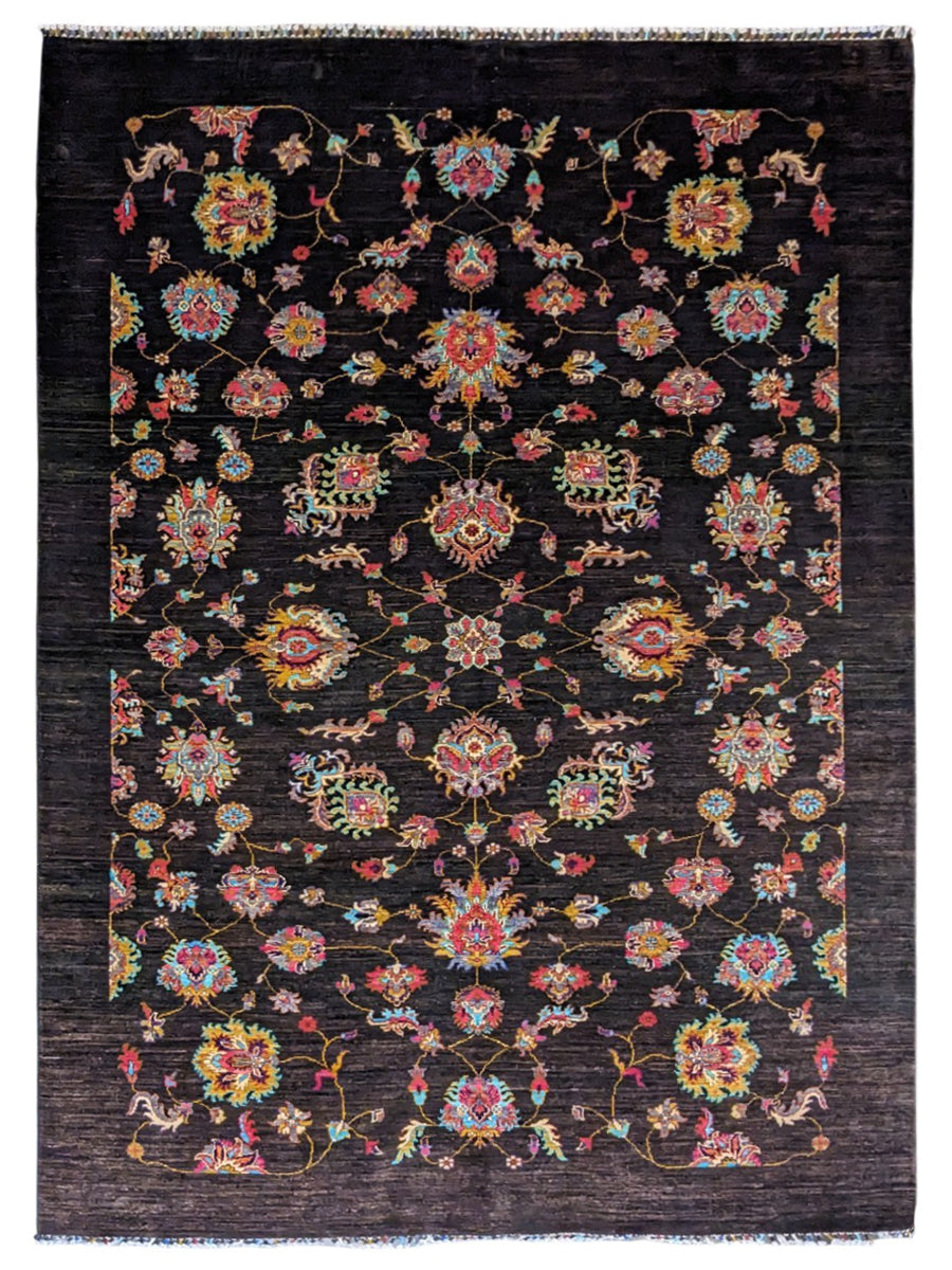 Chobi Ziegler Rug - Size: 9.11 x 6.9