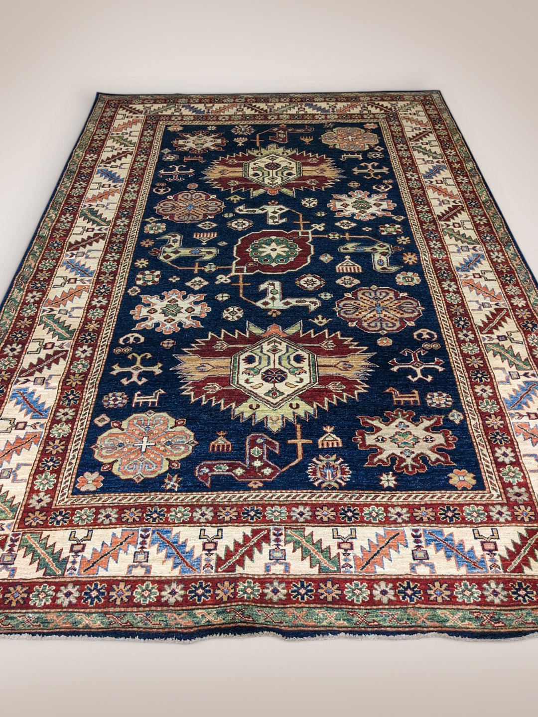 Super Kazak Rug - Size: 8.5 x 6.1