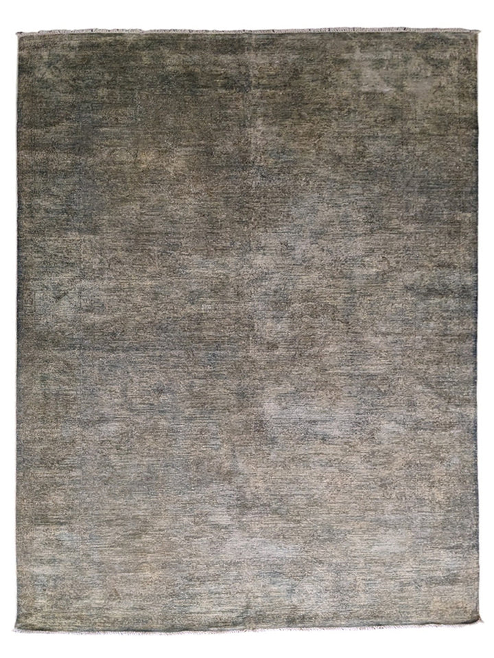 Overdyed Chobi Rug - Size: 9.7 x 6.7