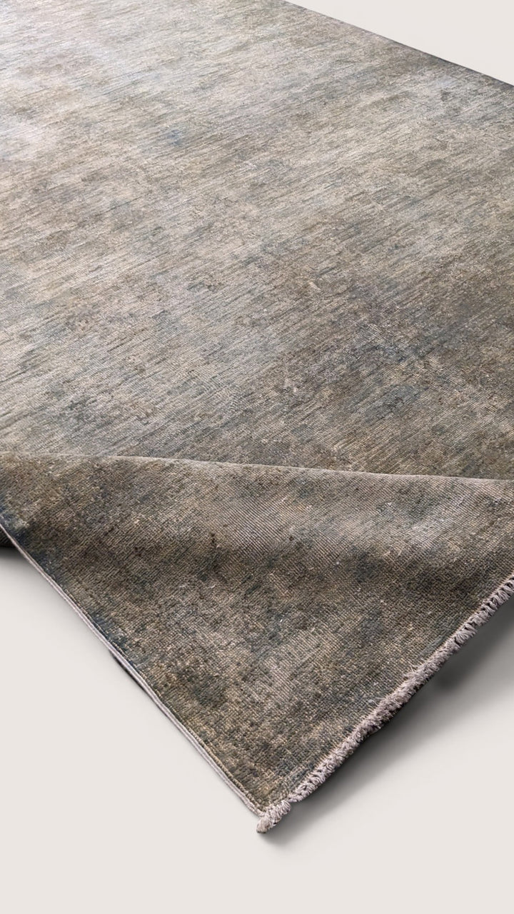 Overdyed Chobi Rug - Size: 9.7 x 6.7
