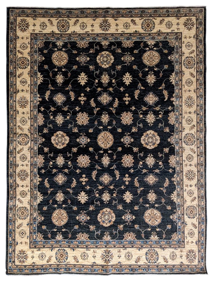 Chobi Ziegler Rug - Size: 9.7 x 6.6