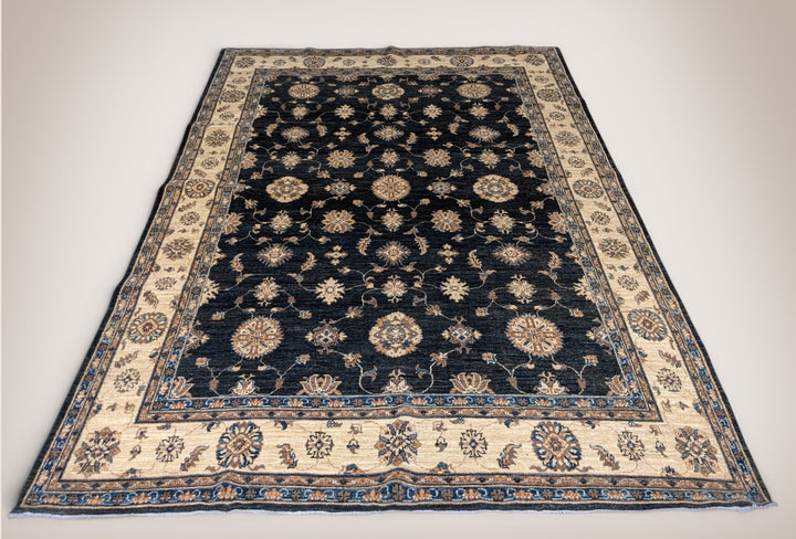 Chobi Ziegler Rug - Size: 9.7 x 6.6