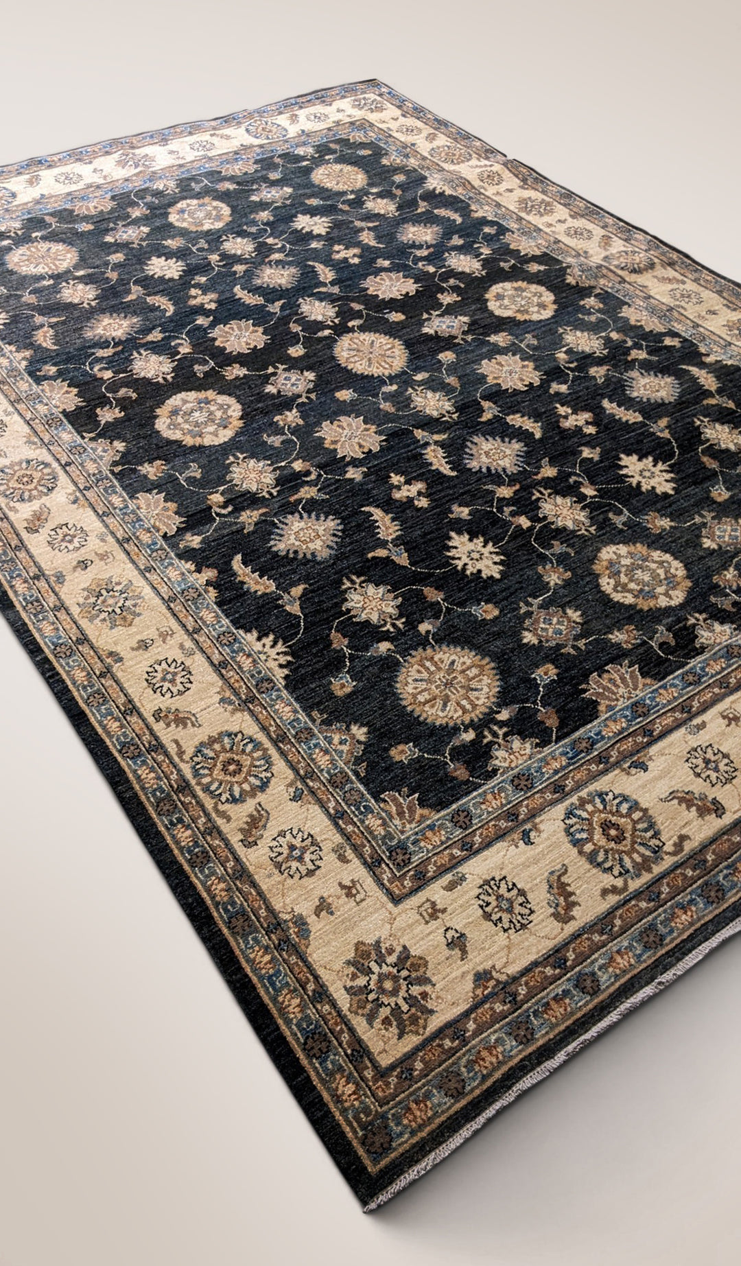 Chobi Ziegler Rug - Size: 9.7 x 6.6