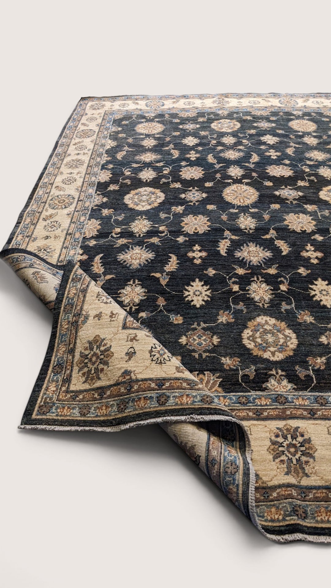 Chobi Ziegler Rug - Size: 9.7 x 6.6