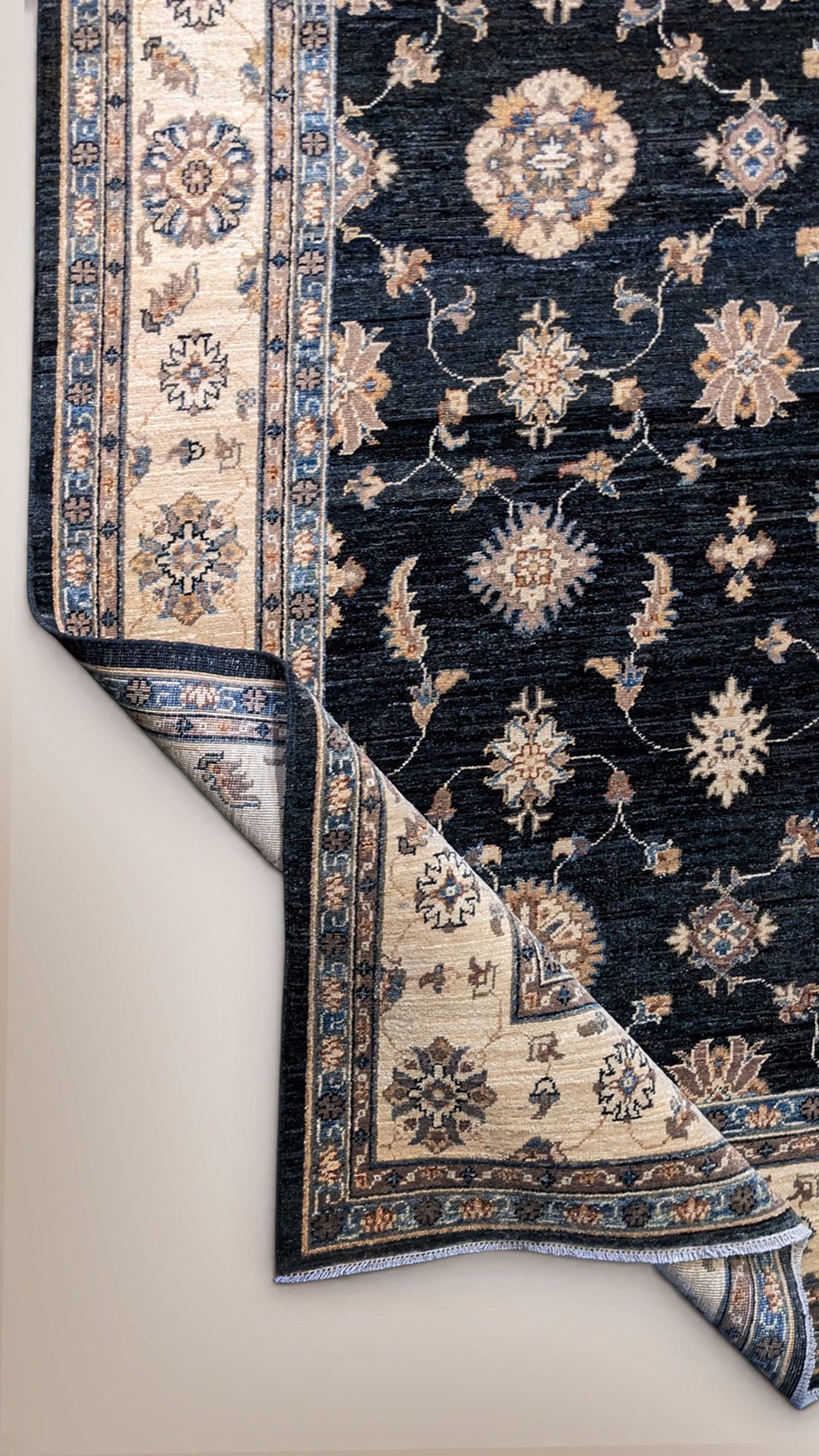 Chobi Ziegler Rug - Size: 9.7 x 6.6