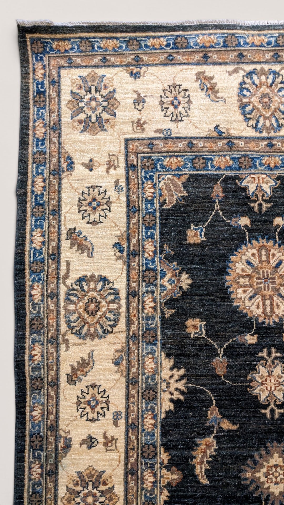 Chobi Ziegler Rug - Size: 9.7 x 6.6