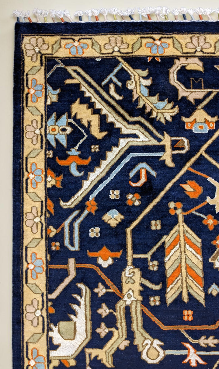Chobi Ziegler Rug - Size: 9.2 x 6