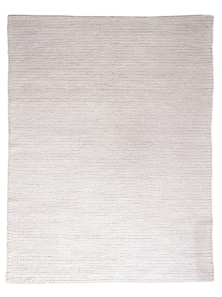 Damro Modern Textured Wool Rug - Size: 8.10 x 6