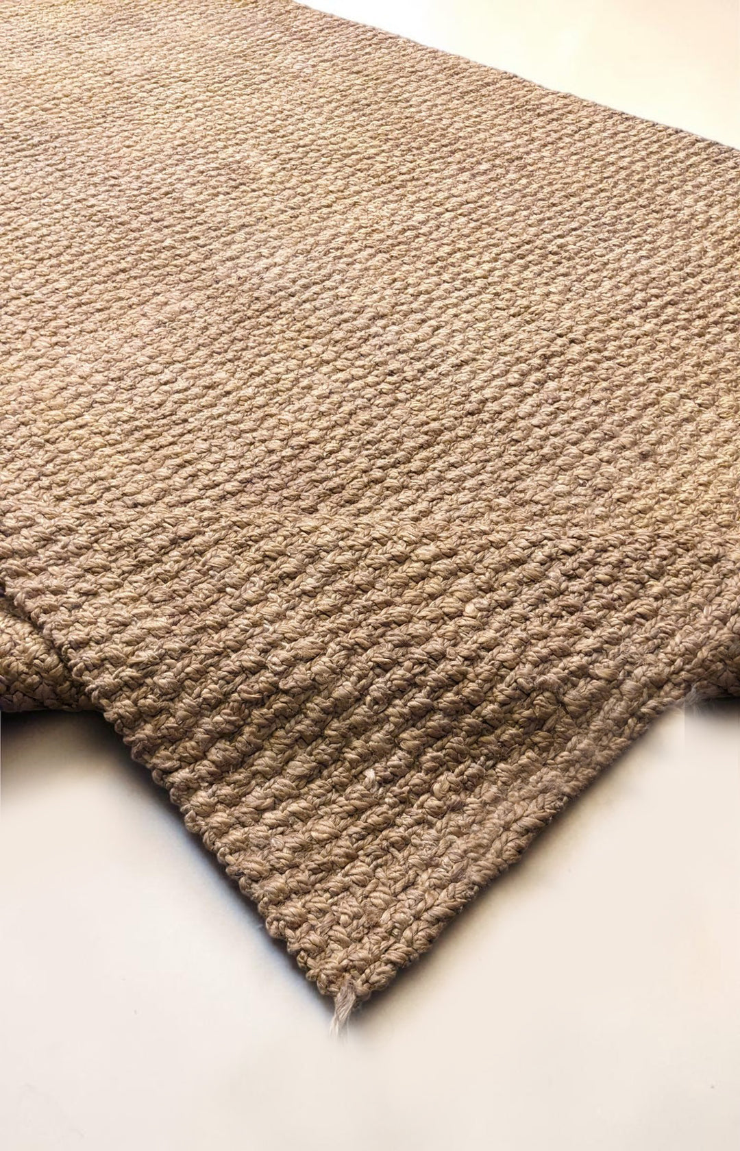Chunky Natural Jute Rug - Size: 9.1 x 6.1