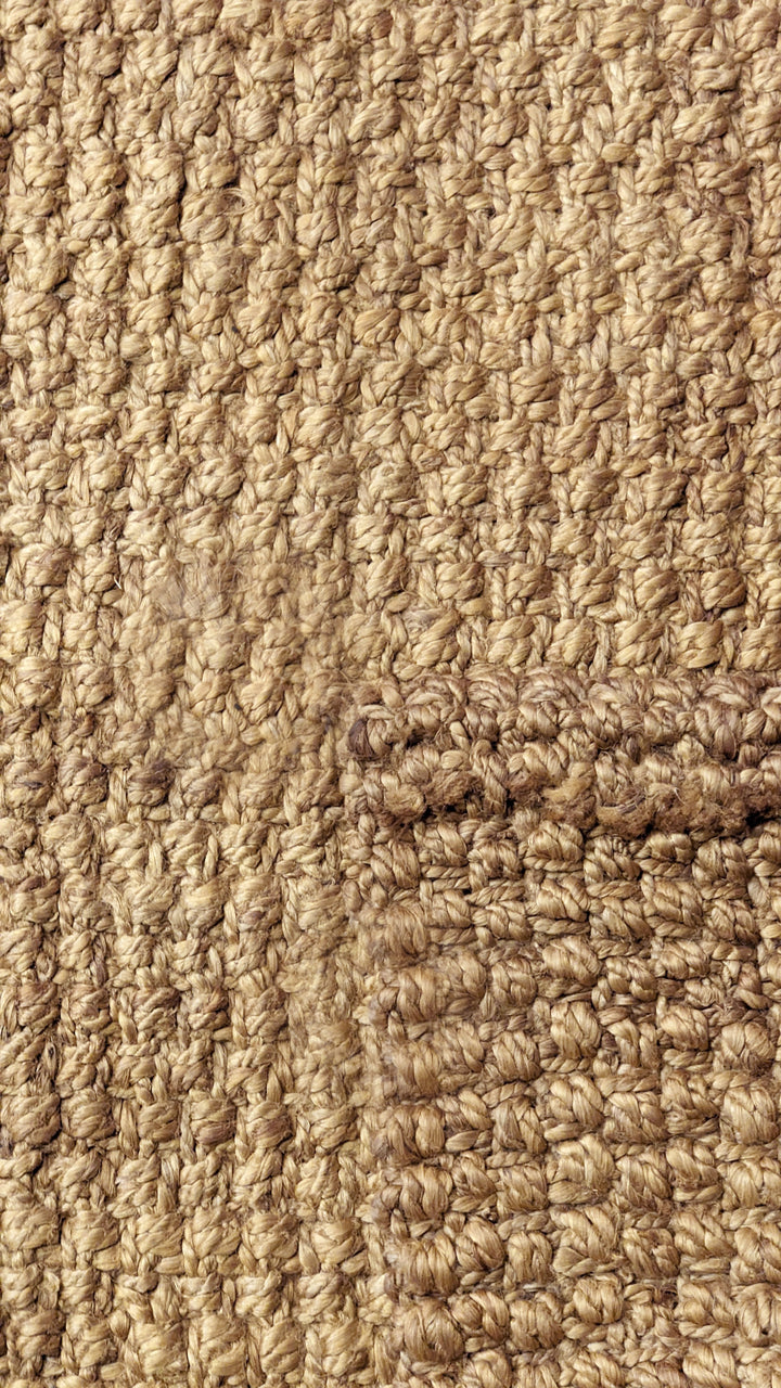 Chunky Natural Jute Rug - Size: 9.1 x 6.1