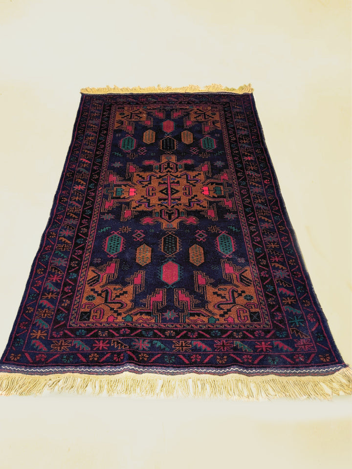Baluchi Tribal Rug - Size: 6.3 x 3.6