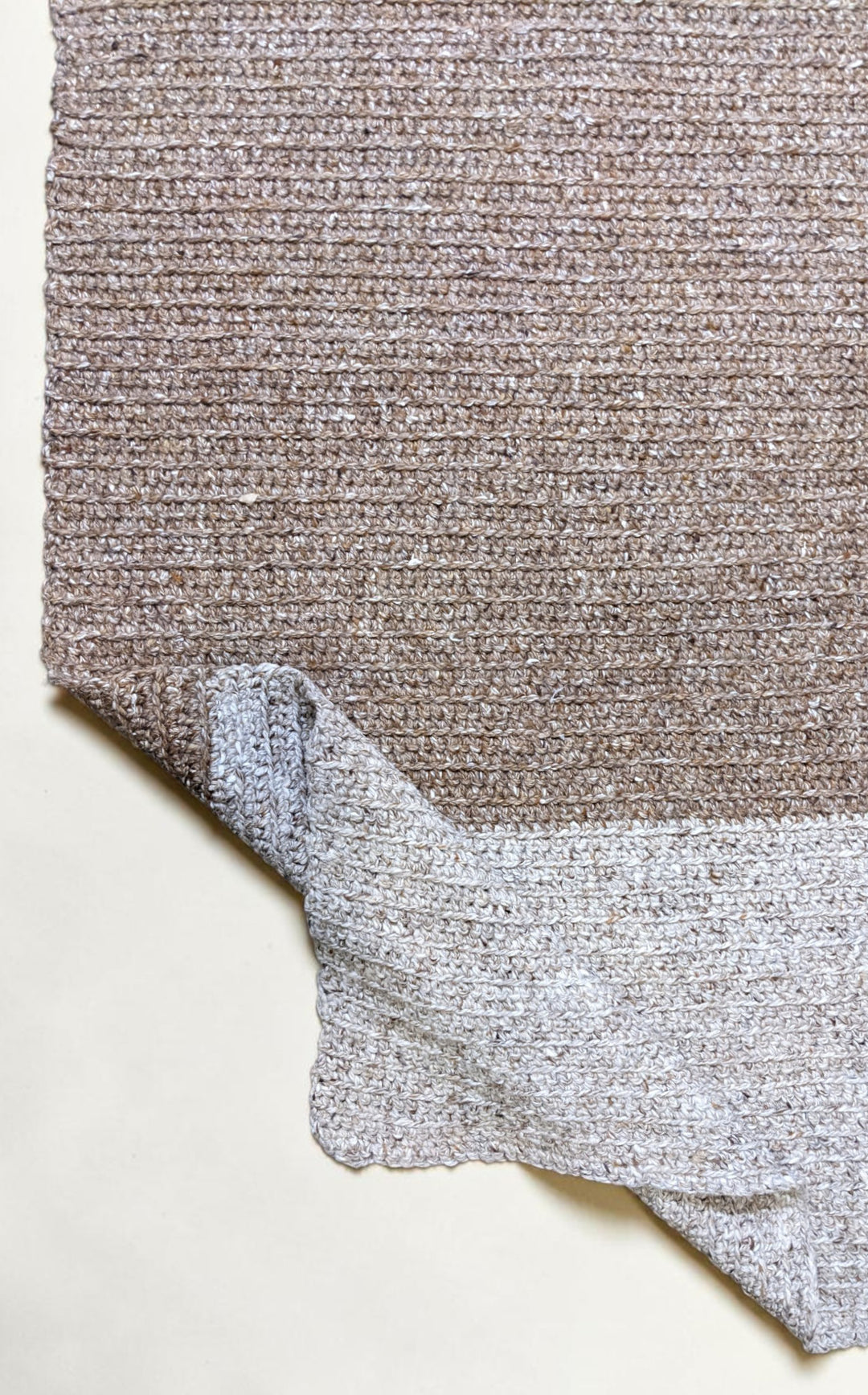 Braided Overdyed Jute Rug - Size: 7.1 x 3.9