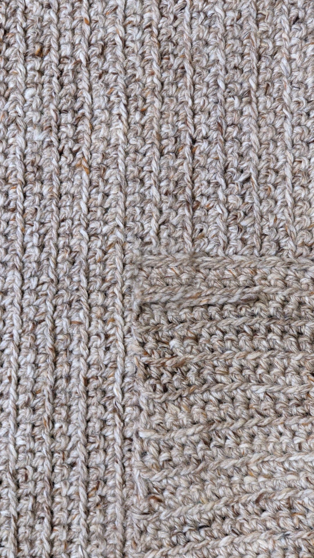 Braided Overdyed Jute Rug - Size: 7.1 x 3.9