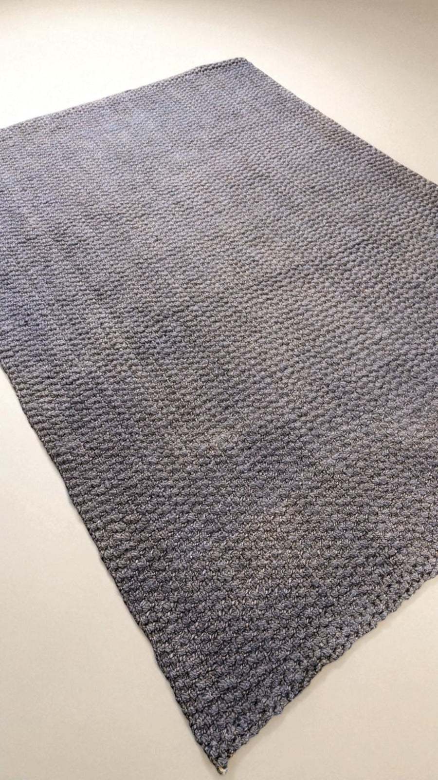 Braided Overdyed Jute Rug - Size: 9 x 6