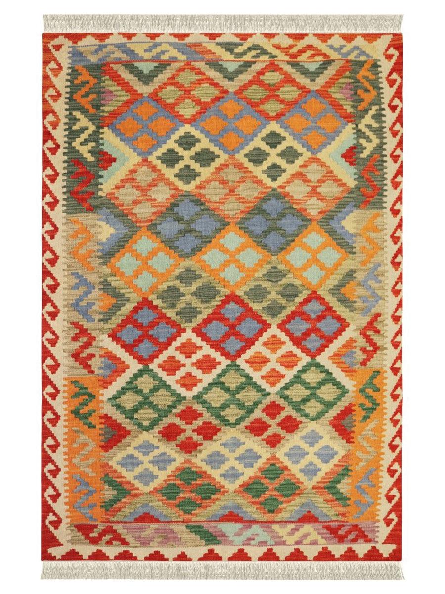 Afghani Chobi Kilim - Size: 5 x 3 - Imam Carpet Co