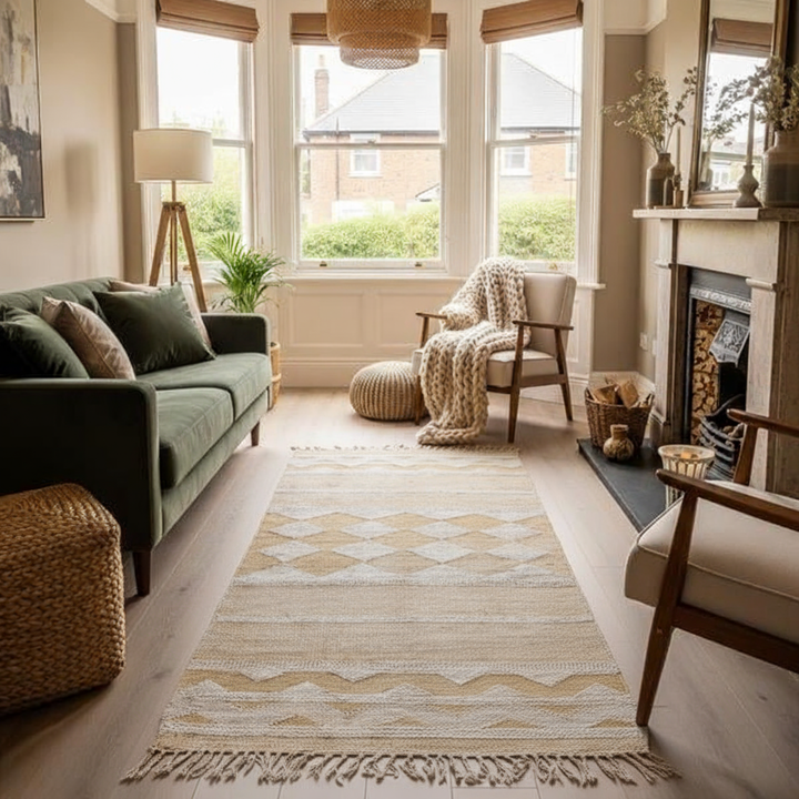 Flatweave Natural Jute Runner - Size: 8.10 x 4.1