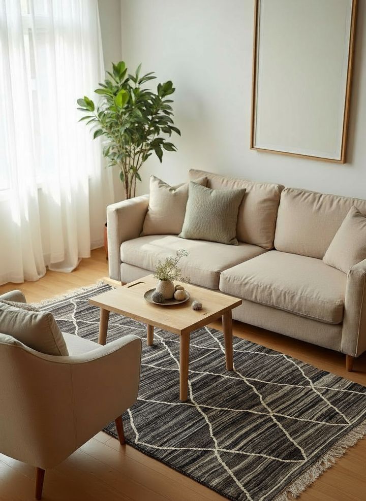Zarifa Flatweave Rug - Size: Custom