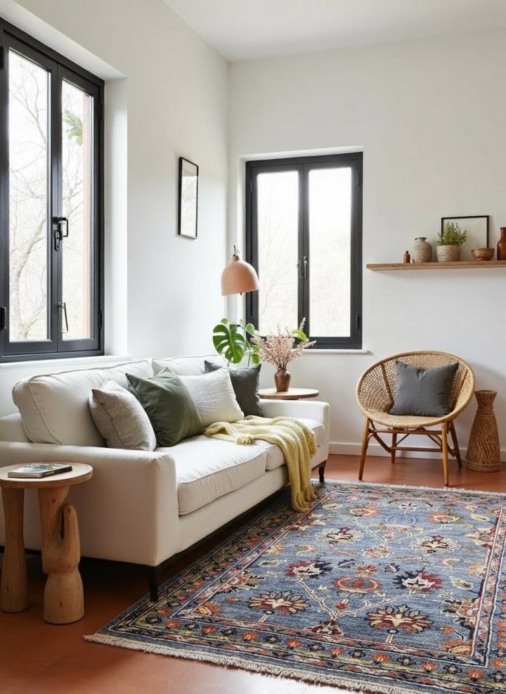 Cove Pak Persian Overdyed Hand Knotted Wool Rug - Size: 7.2 x 5