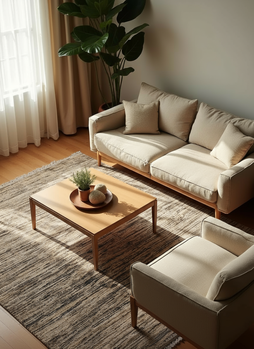 Rovena Hand Knotted Wool Rug - Size: 10.2 x 8.1