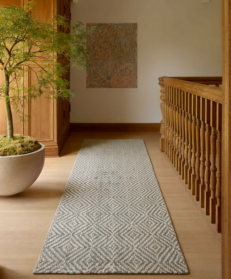 Loop Natural Jute Rug - Size: 7.3 x 2.8
