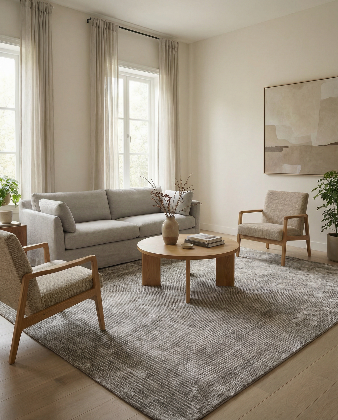 Veya Hand Tufted Rug - Size: 10 x 8