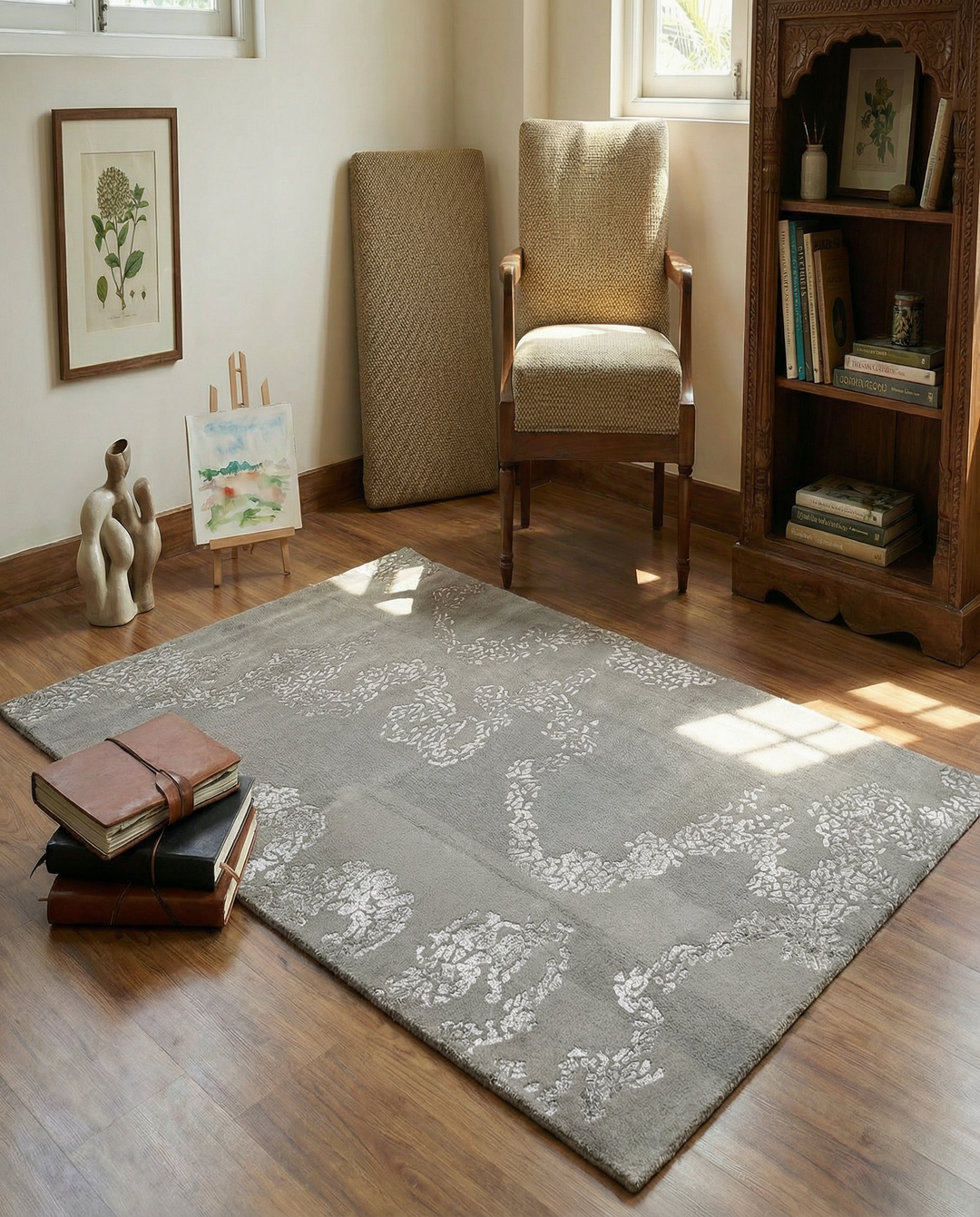 Vori Hand Tufted Rug - Size: 8.10 x 6