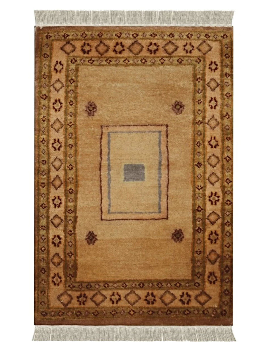 Border Gabbeh Rug - Size: 3 x 2