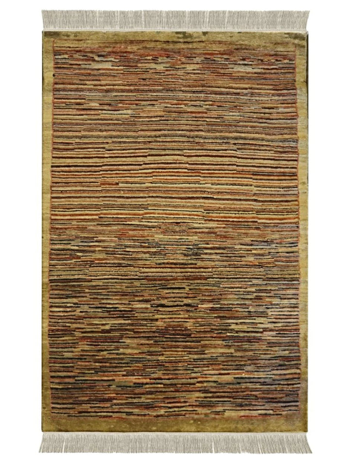 Lines Gabbeh Rug - Size: 5.9 x 3.10