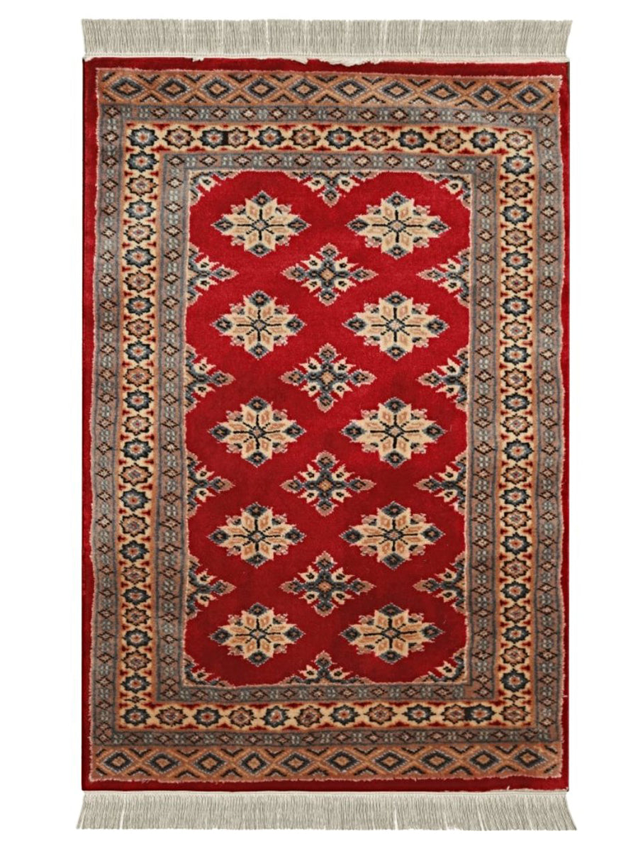 Single Knot Pakistani Jaldar Rug - Size: 3 x 2