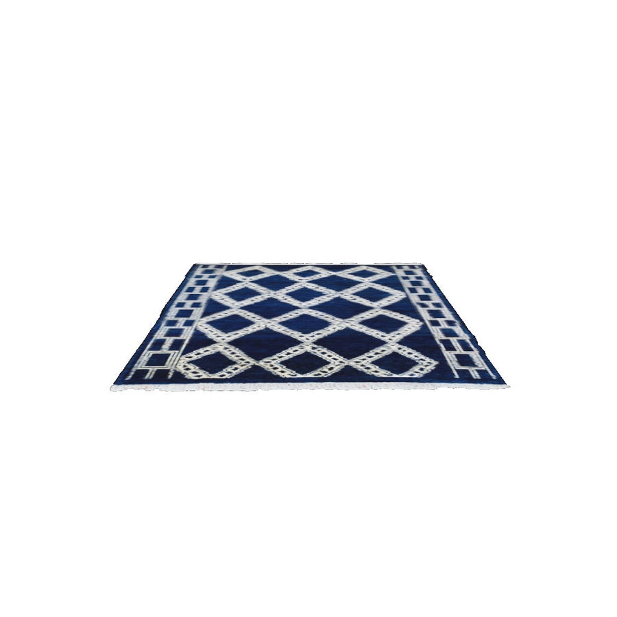 Nomad Hand Knotted Rug — 6.2 x 4, transparent AR model (1.8796 × 1.2192 m)
