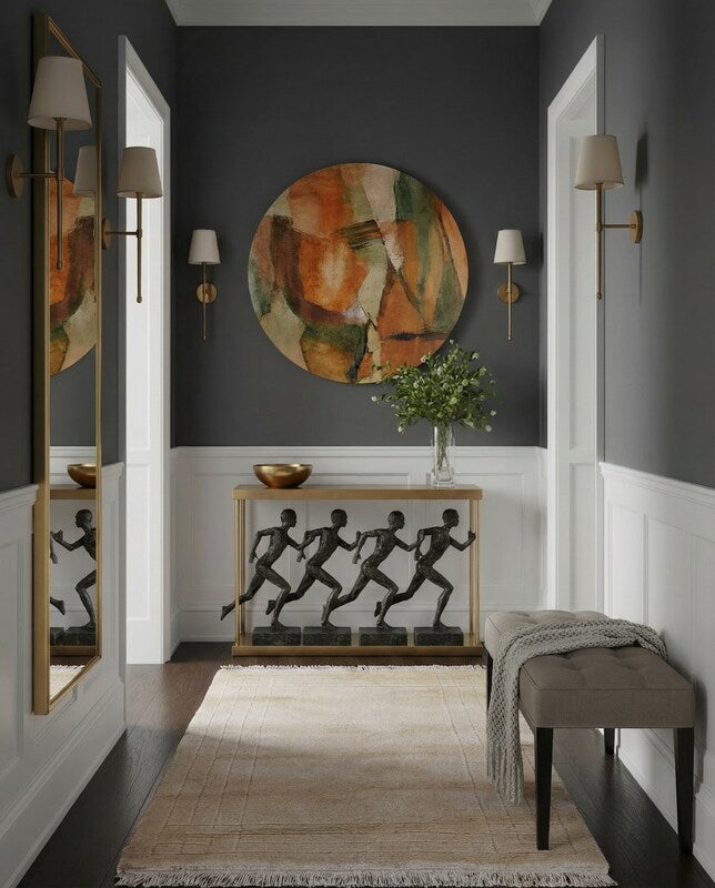 Gabbeh Modern Runner - Size: 5.1 x 2.8