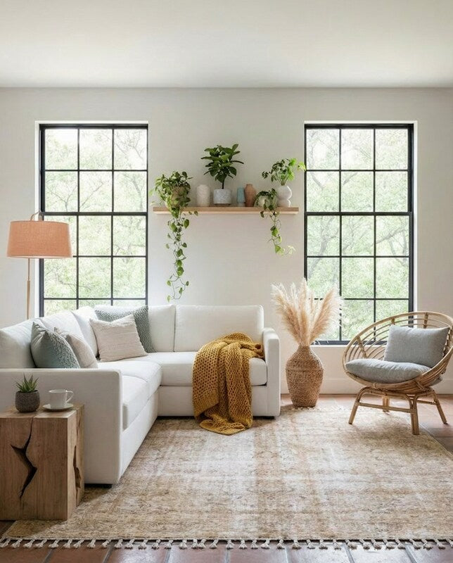 Tabriz Persian Vintage Wash Rug - Size: 9.9 x 6