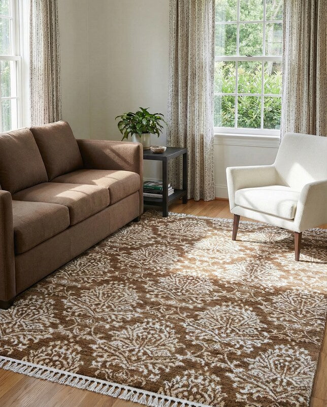 Pakistani Modern Chobi Rug - Size: 6.4 x 4.1