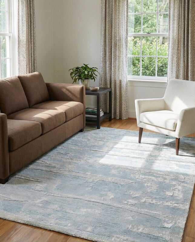 Ruvoi Hand Tufted Rug - Size: 9.7 x 6.9