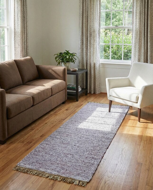 Modern Flatweave Runner - Size: 9.9 x 2.8