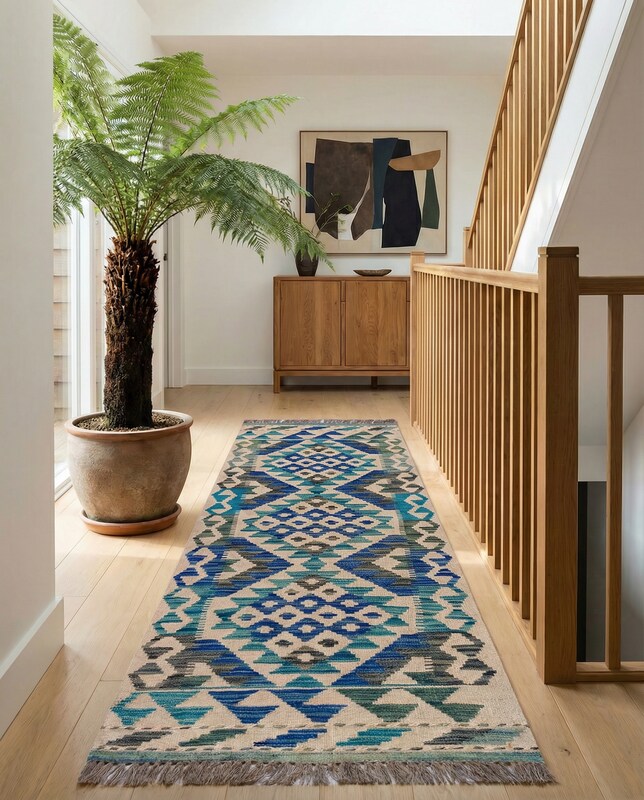 Chobi Afghanistan Kilim Runner - Size: 5 x 1.8