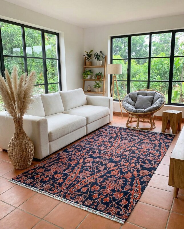 Pakistani Modern Chobi Rug  - Size: 9.6 x 5.6