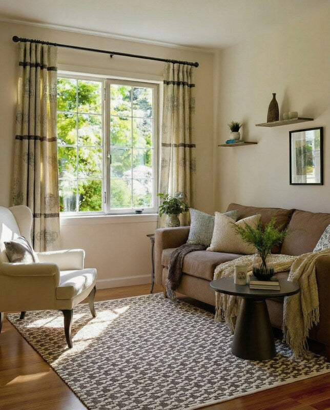 Modern Flatweave Rug - Size: 6.10 x 4.10