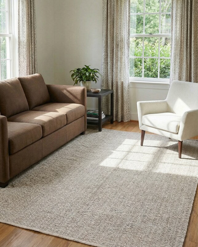 Modern Flatweave Rug - Size: 9.4 x 5.8