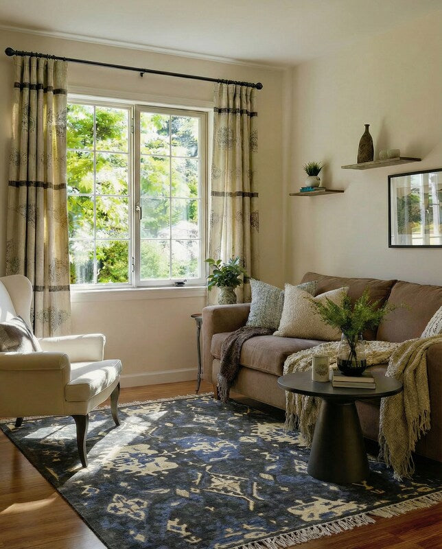 Pakistani Modern Chobi Rug - Size: 6.6 x 6.2