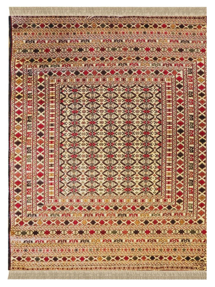 Tribal Soumak Kilim - Size: 6 x 4.3 - Imam Carpet Co