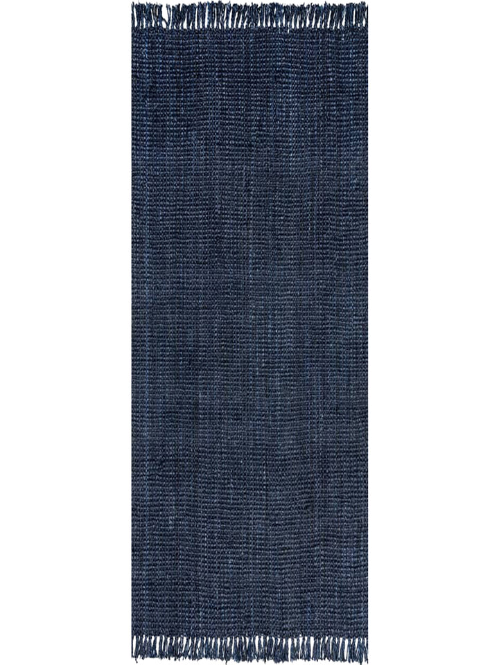 Indigoza - Size: 8.2 x 2.5 - Imam Carpet Co