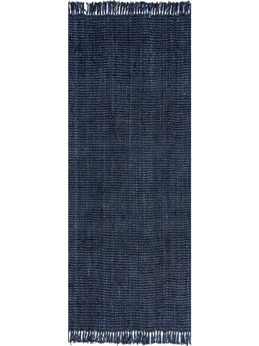 Indigoza - Size: 8.2 x 2.5 - Imam Carpet Co