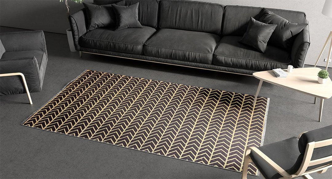 Preto - Size: 7.10 x 5.8 - Imam Carpet Co