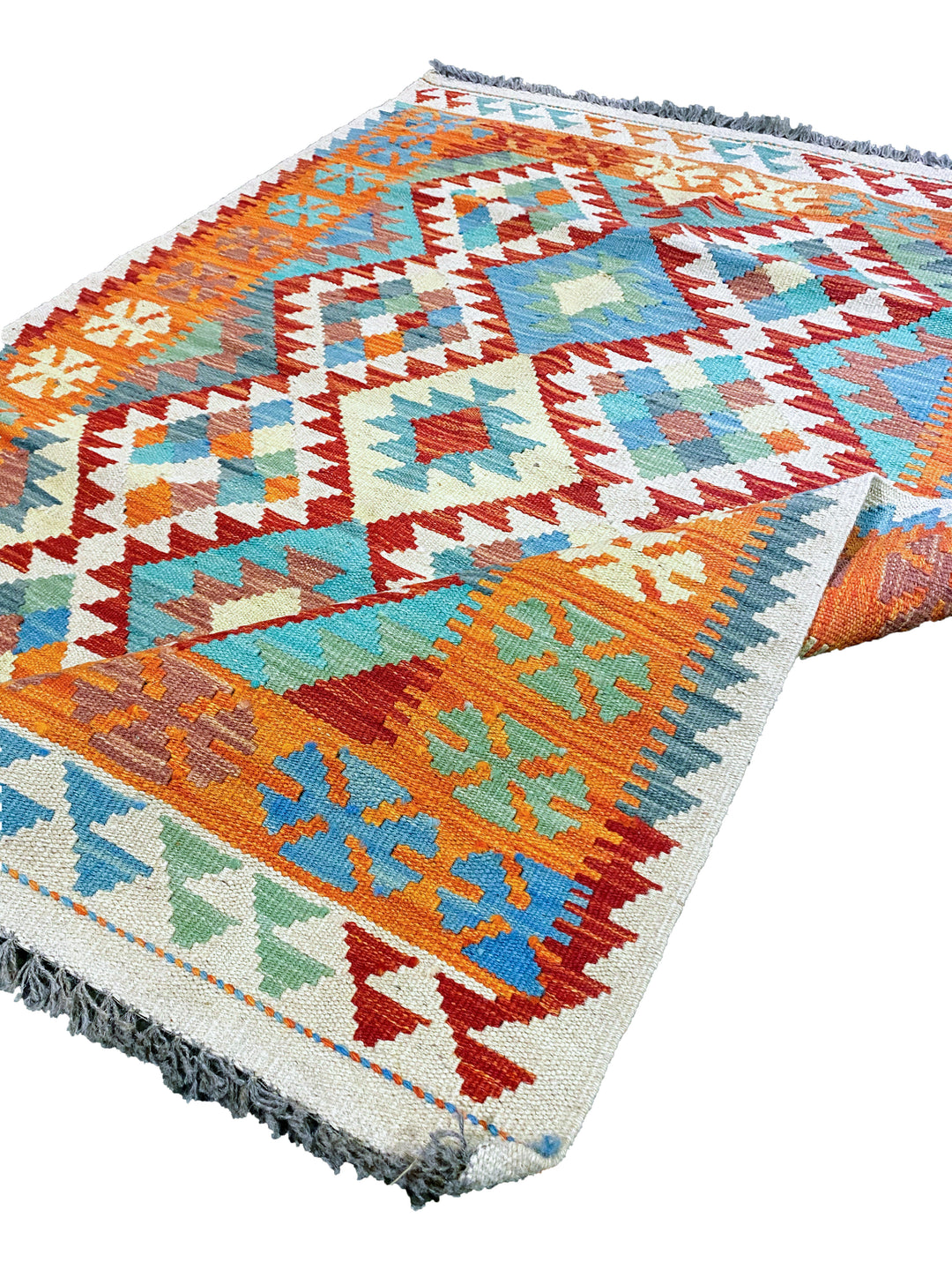 Renkli - Size: 4.10 x 3.6 - Imam Carpet Co