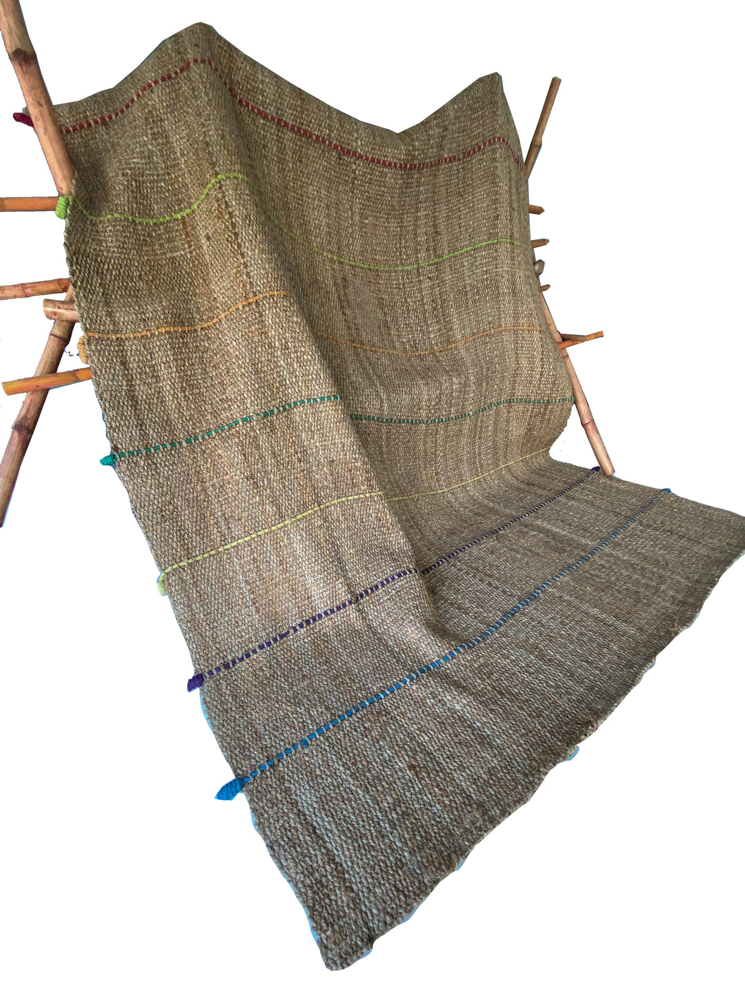 Natural Flatwoven Jute Rug - Size: 10.3 x 8.1 - Imam Carpet Co