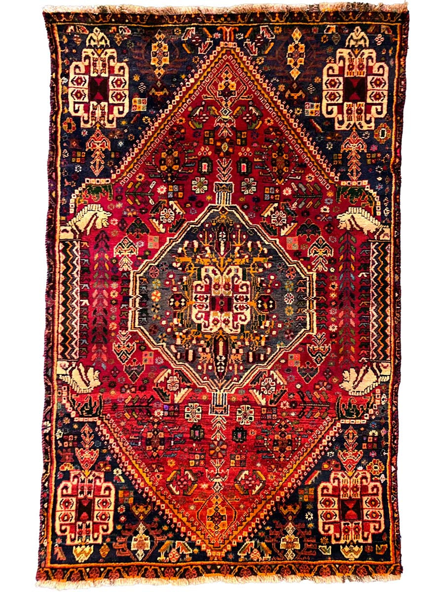 Czarny - Size: 6.7 x 3.10 - Imam Carpet Co